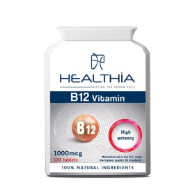 Healthia Vitamin Β12 Συμπλήρωμα Διατροφής με Βιταμίνη Β12, 100tabs