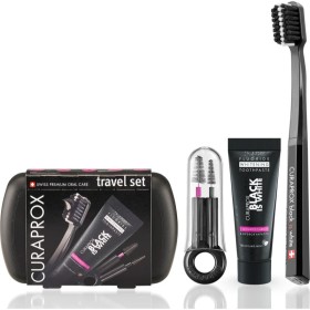Curaprox Travel Set Black Is White