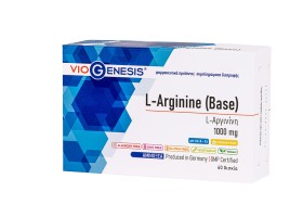 VIGENESIS L-ARGININE BASE 1000mg 60caps
