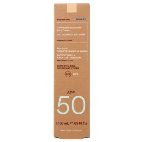 KORRES ΚΟΚΚΙΝΟ ΑΜΠΕΛΙ ΑΝΤΗΛΙΑΚΗ ΠΡΟΣΩΠΟΥ ΧΡΩΜΑ  SPF50 50ML