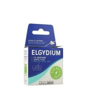 Elgydium Eco Friendly Οδοντικό Νήμα Λεπτό Κηρωμένο Φιλικό Προς το Περιβάλλον Με Γεύση Μέντα 35m