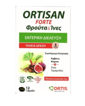 Ortisan Forte Fruits And Fibres 12 caps