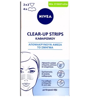 Nivea Clear-Up Strips Ταινίες Καθαρισμού για Μαύρα Στίγματα 6 τμχ