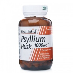 Health Aid Psyllium Husk 1000 mg- 60 κάψουλες