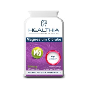 HEALTHIA Magnesium Citrate 500mg 120caps