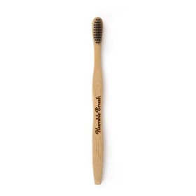 The Humble Co. Humble Brush Bamboo Black Toothbrush 1 Τεμάχιο Μαύρη Οδοντόβουρτσα απο Μπαμπού Adult Soft