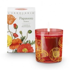 LErbolario Papavero Soave Candela Porfumata - Αρωματικό Κερί