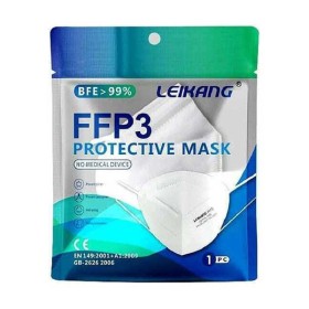 Wenzou Leikang FFP3 Μάσκα Προστασίας Προσώπου - Μύτης Μιας Χρήσης FFP3 (>99%), 1τεμ