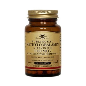 Solgar Vitamin B-12 1000mg Methylcobalamin 30 Υπογλώσσια Δισκία