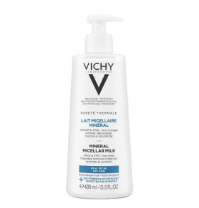 Vichy Purete Thermale Mineral Micellar Milk Dry Skin Pump- 400ml