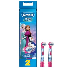 OralB Stages Power Kids Frozen Ανταλλακτικά Παιδικής Ηλεκτρικής Οδοντόβουρτσας, 2 τεμάχια