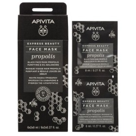 Apivita Express Beauty Purifying Mask For Oily Skin With Propolis 2x8ml