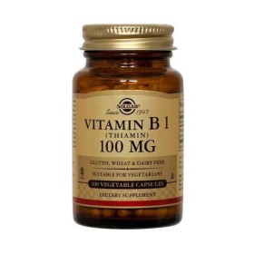 Solgar Vitamin Β1 100mg, Βιταμίνη Β1 (Θειαμίνη) 100 caps