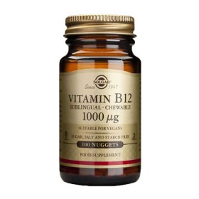 Solgar Vitamin B-12 1000μg 100 Υπογλώσσιες Ταμπλέτες