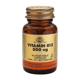 Solgar Vitamin B-12 500ug 50 Φυτικές Κάψουλες