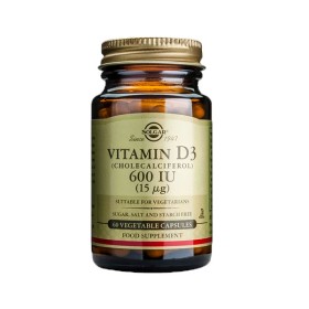 Solgar Vitamin D3 600 IU / 15μg Συμπλήρωμα Βιταμίνης D, 60caps