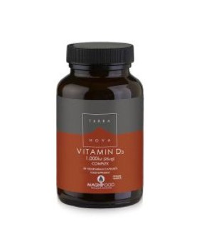 TerraNova Vitamin D3 Complex 1000iu (25ug) 50 Caps