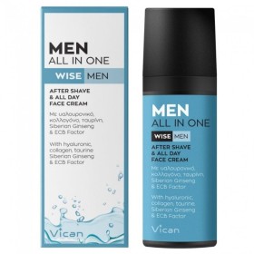 Vican Wise Men All in One After Shave & All Day Face Cream 50ml