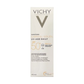 Vichy - Capital Soleil UV Age Daily SPF 50+ Anti-Aging Sun Cream Λεπτόρρευστο Αντιηλιακό κατά της Φωτογήρανσής 40ml