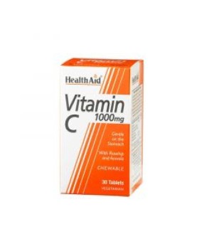 Health Aid Vitamin C 1000mg- 30 μασώμενες ταμπλέτες