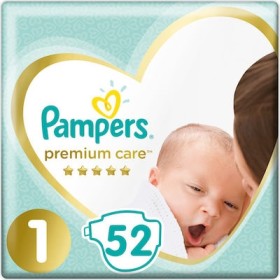 Pampers Premium Care Value Pack Νo 1 (2-5kg) 52τμχ