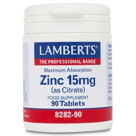 Lamberts Zinc 15mg(Citrate) 90tabs