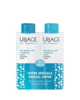 Uriage Thermal Micellar Water Normal & Dry Skin- 2x500ml