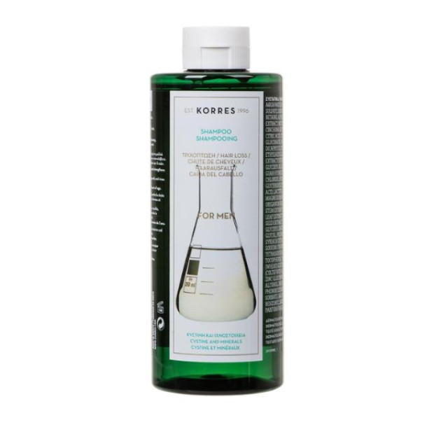 Korres Cystine&Minerals Men Shampoo 400ml