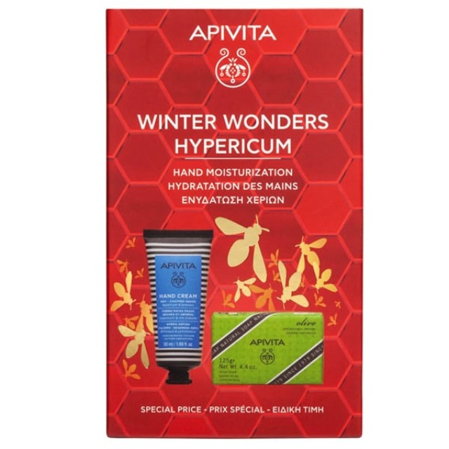 APIVITA XM WINTER WONDERS HYPERICUM HAND MOIST
