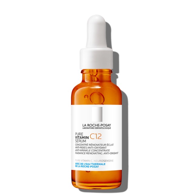 La Roche Posay - Αντιοξειδωτικός, Αντιρυτιδικός, Αναζωογονητικός ορός λάμψης, Pure Vitamin C10, 30ml