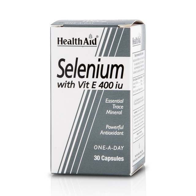 Health Aid Selenium 100mg & Vitamin E- 30 κάψουλες