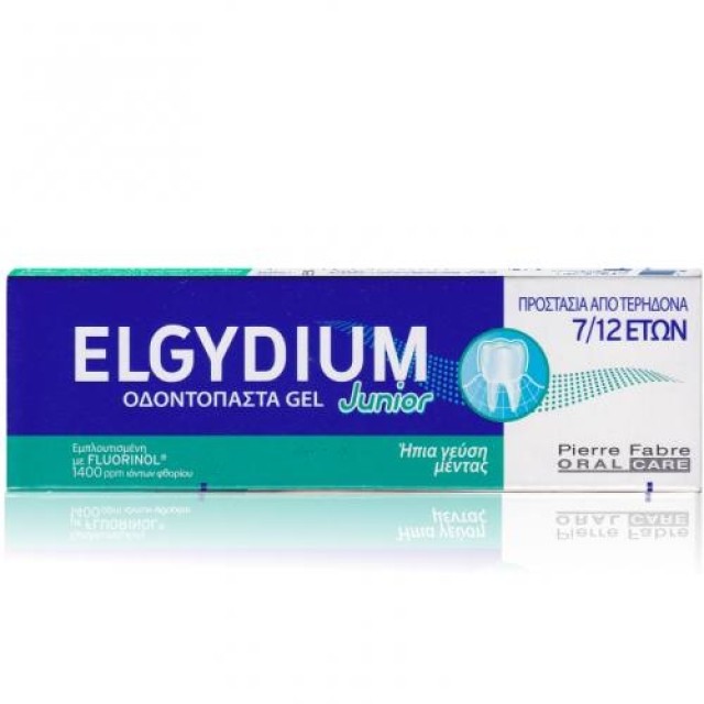 Elgydium Junior Toothpaste Gel με ήπια γεύση μέντας- 50ml
