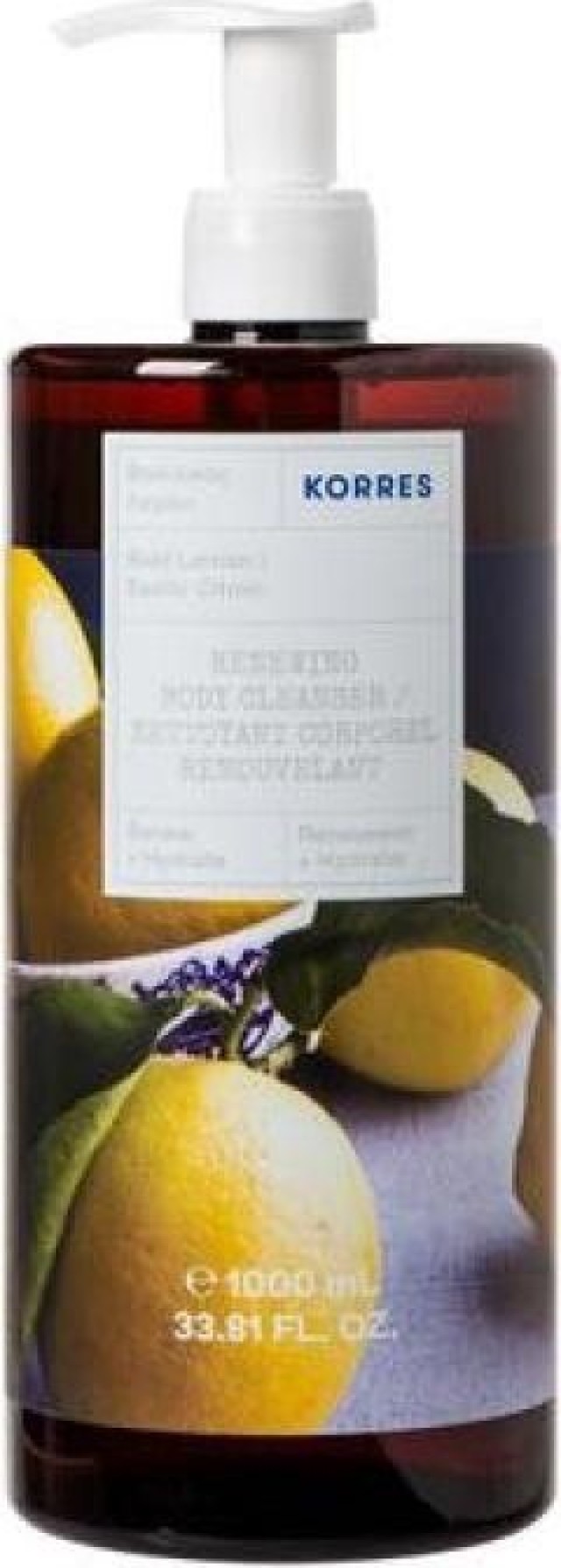 KORRES BAS.LEM.BODY.CLEANS.1LT.WRP