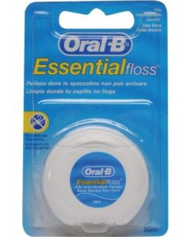 Oral-B Essential Floss Κερωμένο 50m