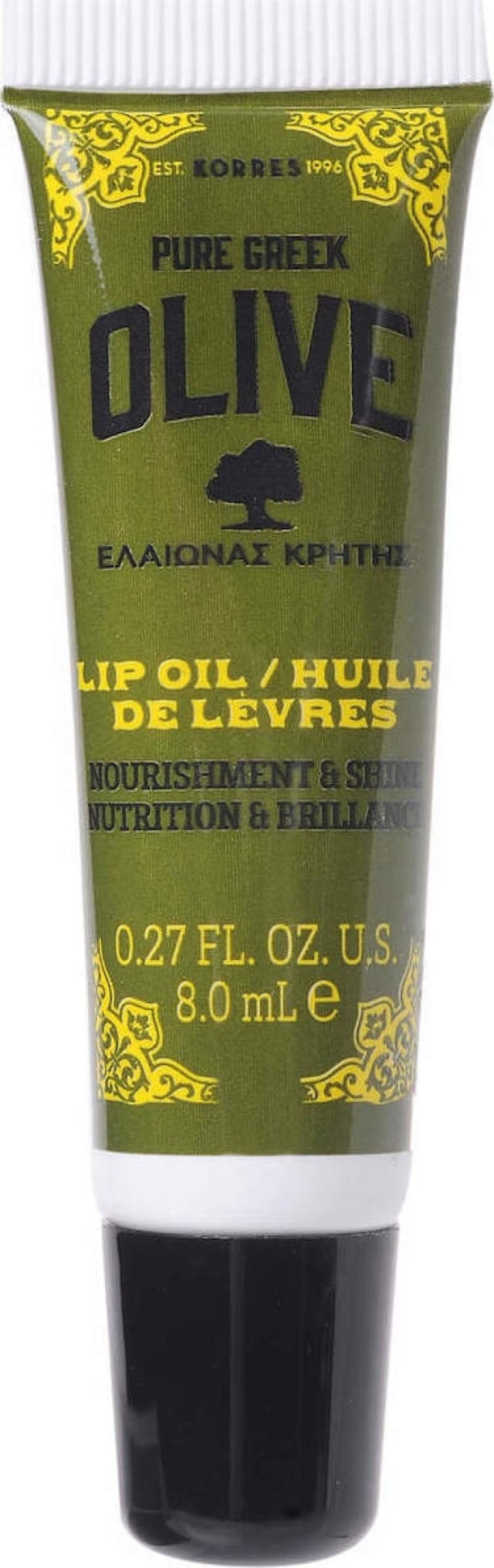 Korres Pure Greek Olive Lip Oil για Ενυδάτωση και Λάμψη 8ml