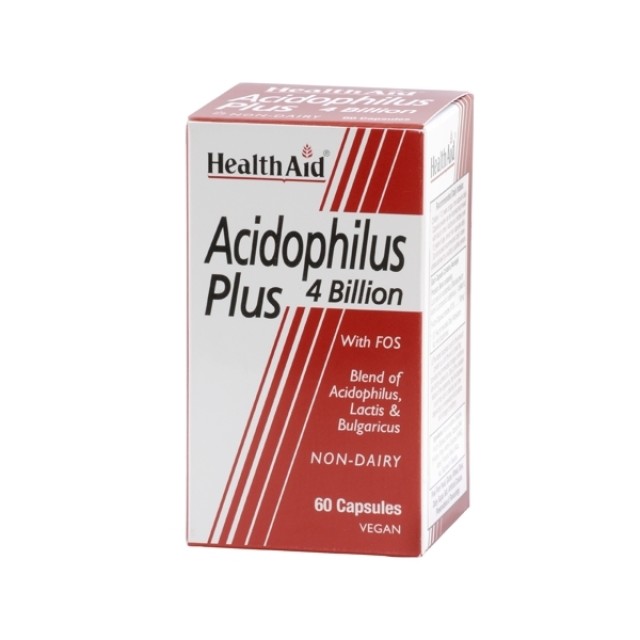 Health Aid Acidophilus Plus 4 Billion with FOS-  60 κάψουλες
