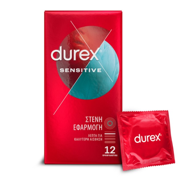 DUREX SENSITIVE ΣΤΕΝΗ ΕΦΑΡΜΟΓΗ 12