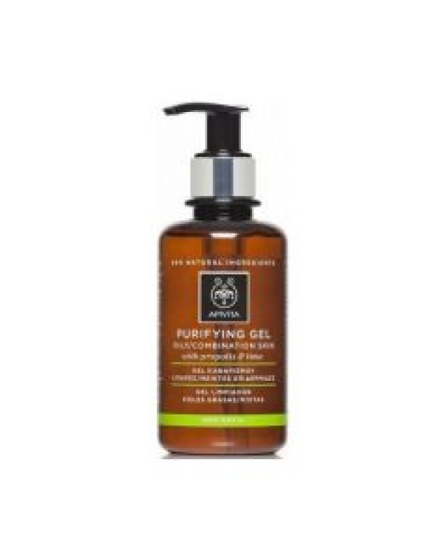 Apivita Purifying Gel With Propolis & Lime Oily/Combination Skin 200ml