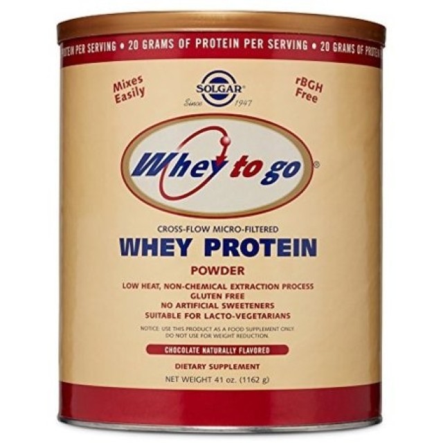 Solgar Whey to Go Protein Powder Σοκολάτα 907g