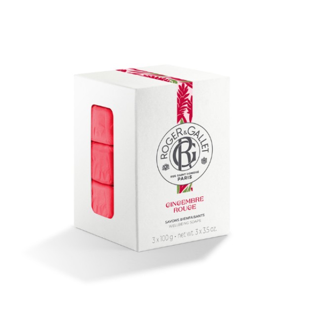 Roger & Gallet Gingembre Rouge 3x100gr