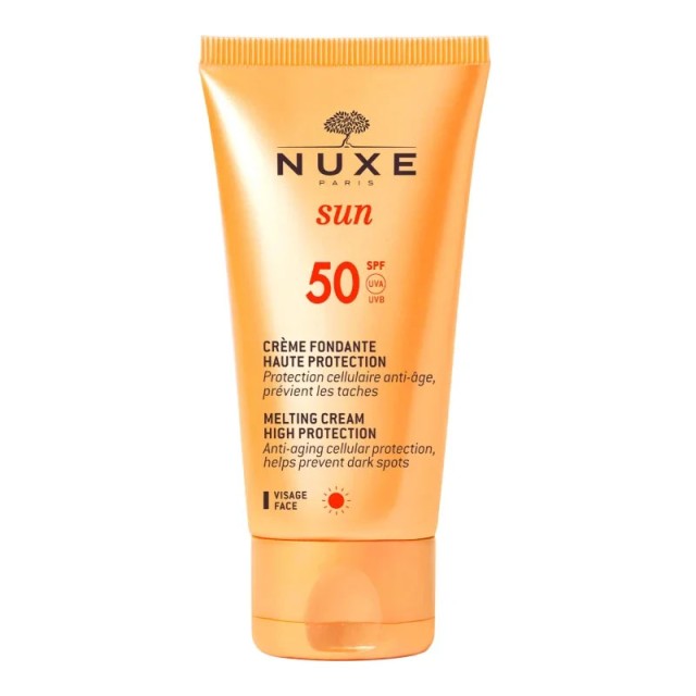 Nuxe Sun Melting Cream High Protection SPF50 Αντηλιακή Κρέμα Προσώπου, 50ml
