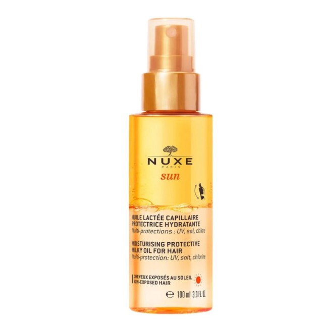 Nuxe Sun Moisturising Protective Milky Oil For Hair Ενυδατικό Αντηλιακό Σπρέι Μαλλιών, 100ml