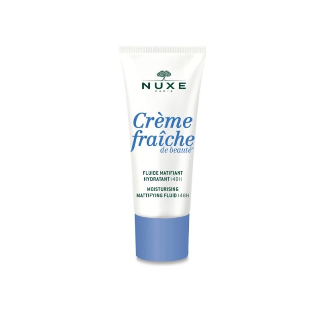 Nuxe Creme Fraiche de Beaute Moisturising Mattifying Fluid 48ωρη Ενυδατική Κρέμα Προσώπου Ελαφριάς Υφής με Ματ Αποτελέσματα, 50ml