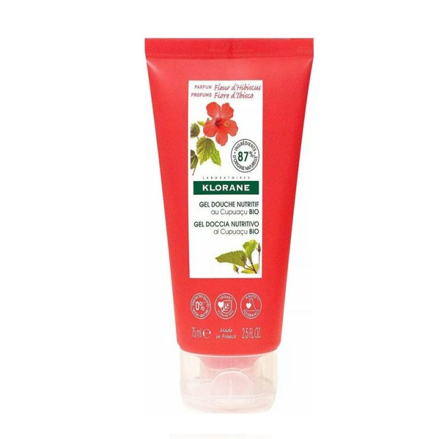 Klorane Gel Douche Cupuacu Fleur d Hibiscus Τζελ Ντους Άνθος Ιβίσκου 200ml