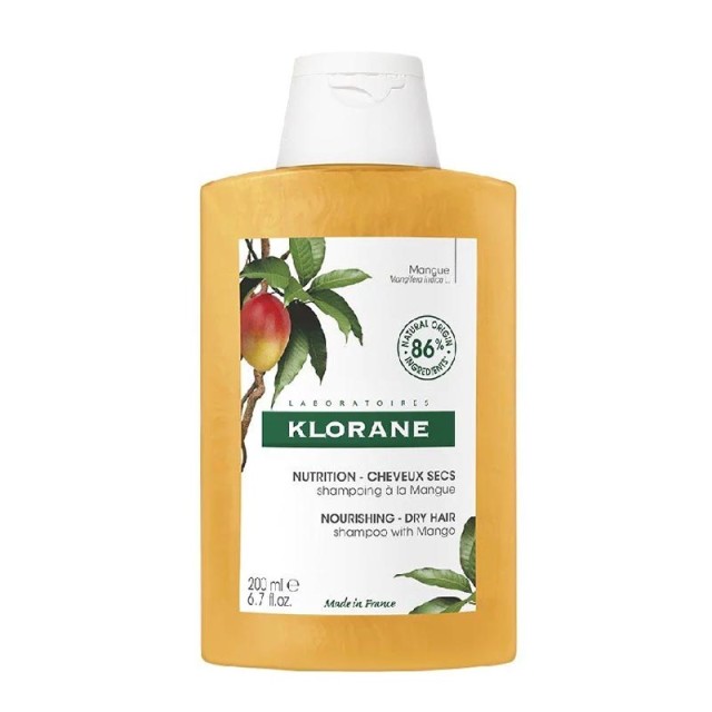 Klorane Με Μάνγκο για Θρέψη & Αναδόμηση 200ml