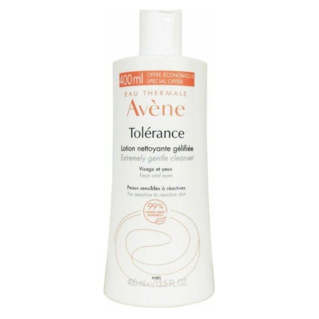 AVENE Tolerance Lotion Nettoyante Gelifiee Λοσιόν Καθαρισμού 400ml