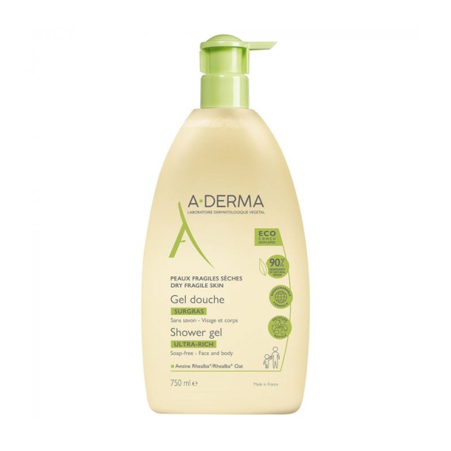 A-Derma Gel Douche Surgras 750ml