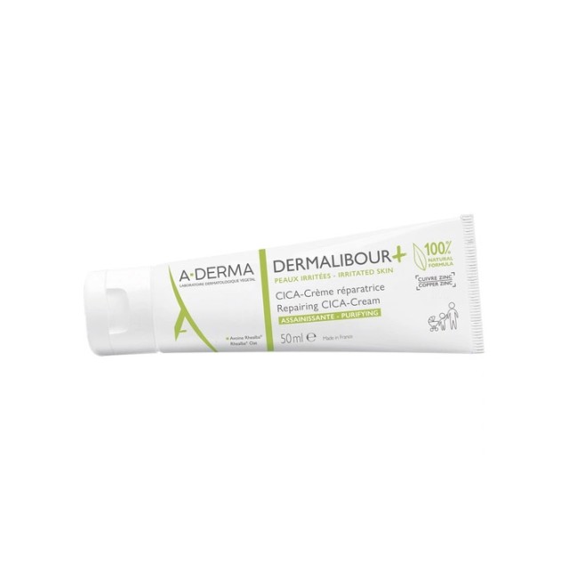 A-Derma Dermalibour + Cica Εξυγιαντική Επανορθωτική Κρέμα 50ml