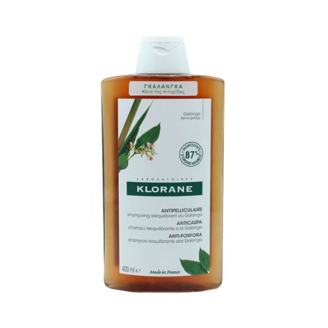 Klorane Galanga Rebalancing Shampoo Σαμπουάν κατά της Πιτυρίδας, 400ml