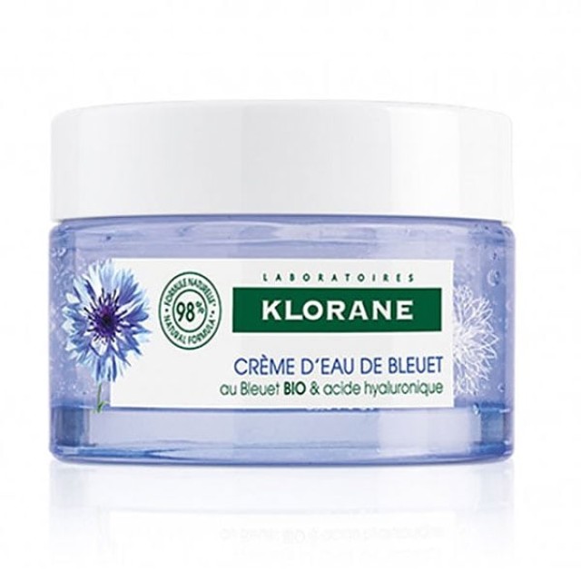 Klorane Cornflower Water Cream with Organic Cornflower & Hyaluronic Acid- 50 ml